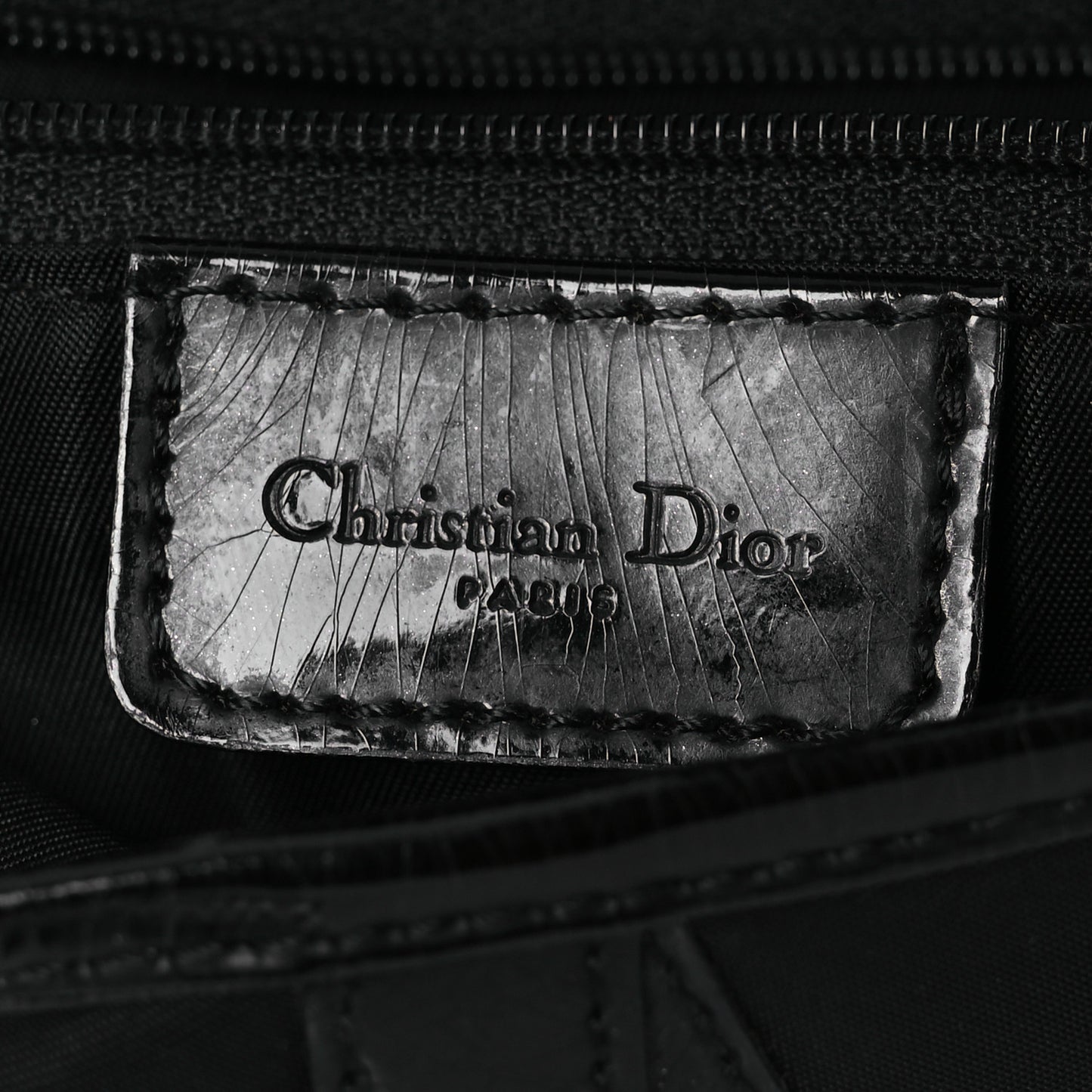 Nylon Saddle Bag Black