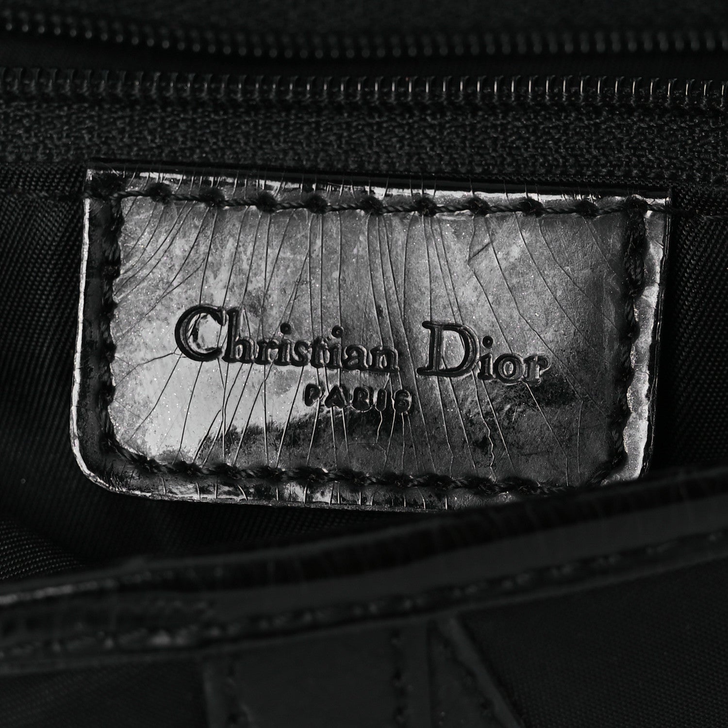 Christian Dior Nylon Saddle Bag Black 6 of 15