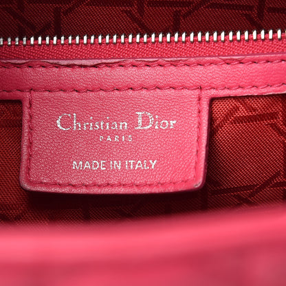 Christian Dior Lambskin Cannage Large Lady Dior Fuchsia 6 of 11