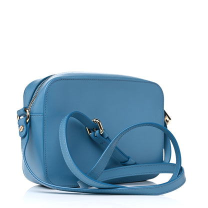 Versace Calfskin Palazzo Medusa Camera Bag Blue 3 of 19