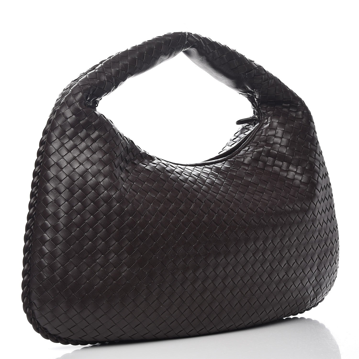 Bottega Veneta Nappa Intrecciato Large Veneta Hobo Ebano 3 of 8
