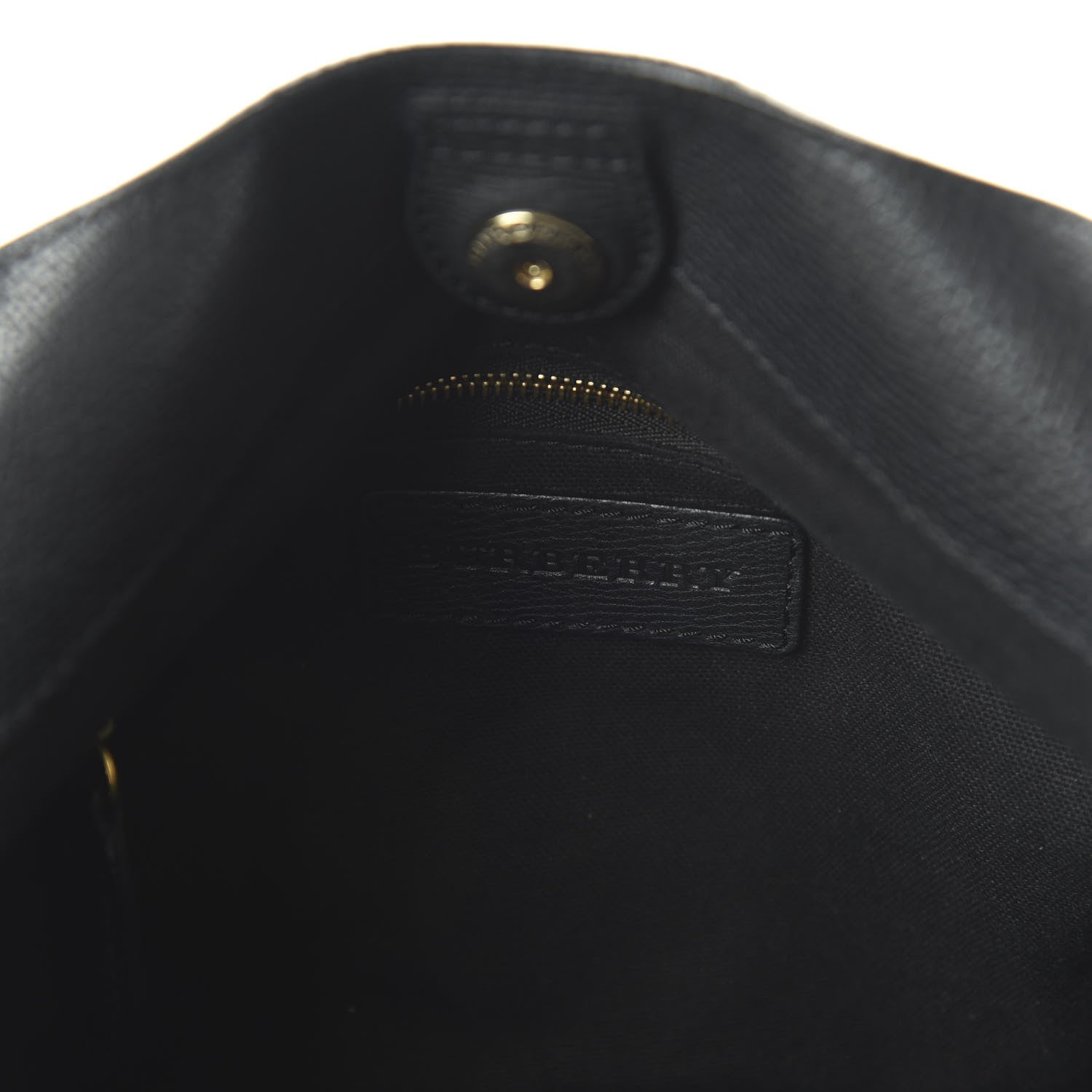 Burberry Grainy Calfskin House Check Small Canterbury Black 8 of 10