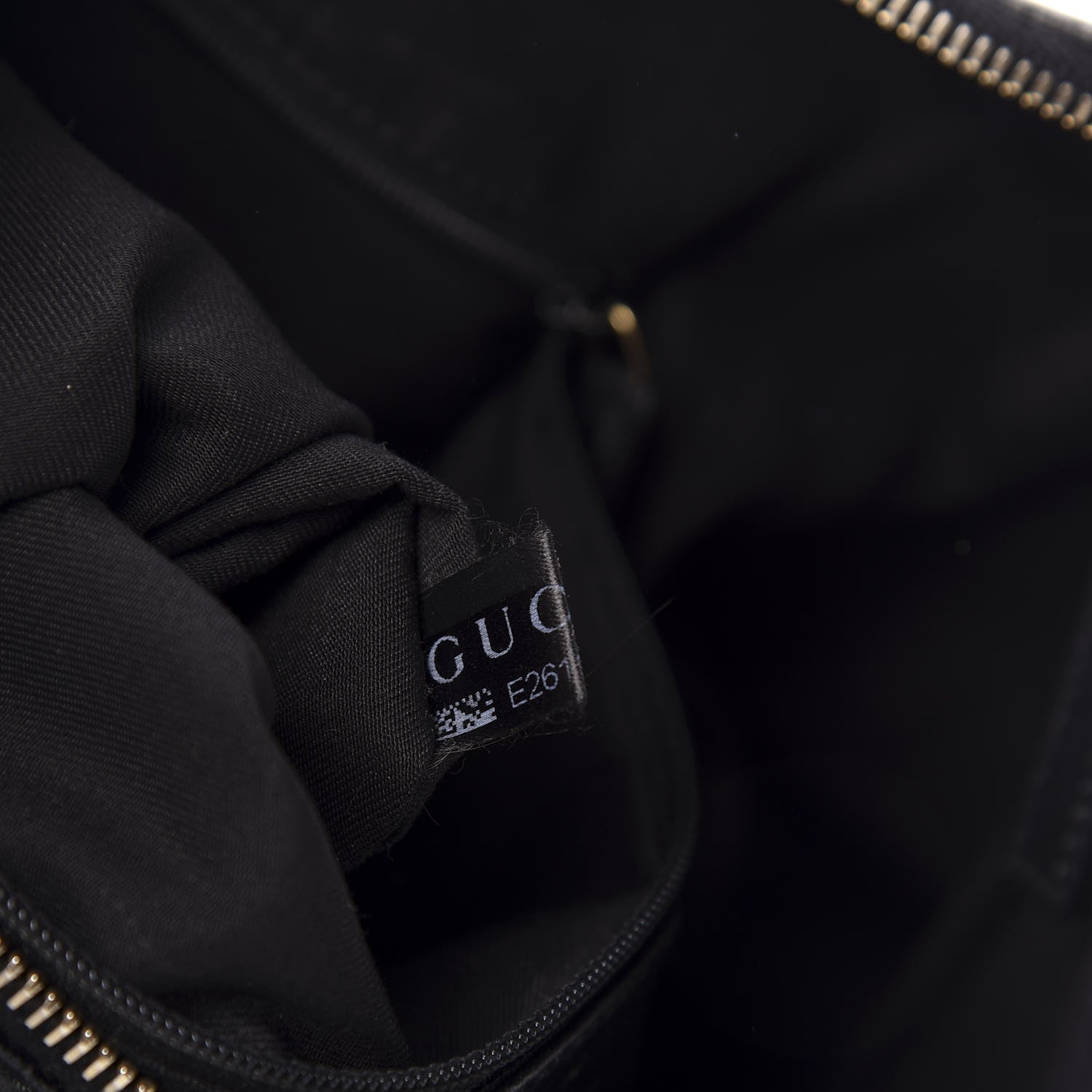Gucci Monogram D Gold Ring Hobo Black 8 of 11