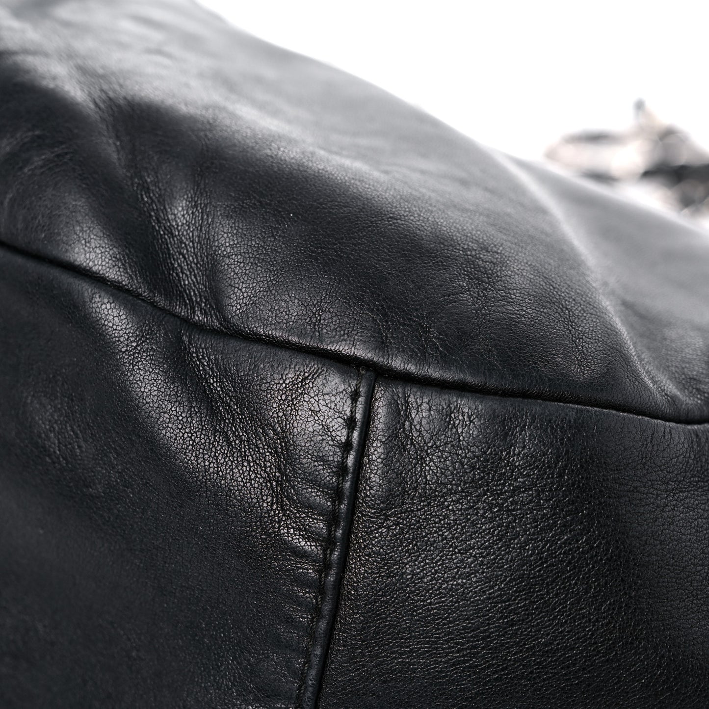 Lambskin Sensual Hobo Black