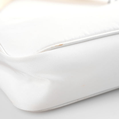 Prada Tessuto Nylon Mini Re-Edition 2000 Bag White 15 of 23