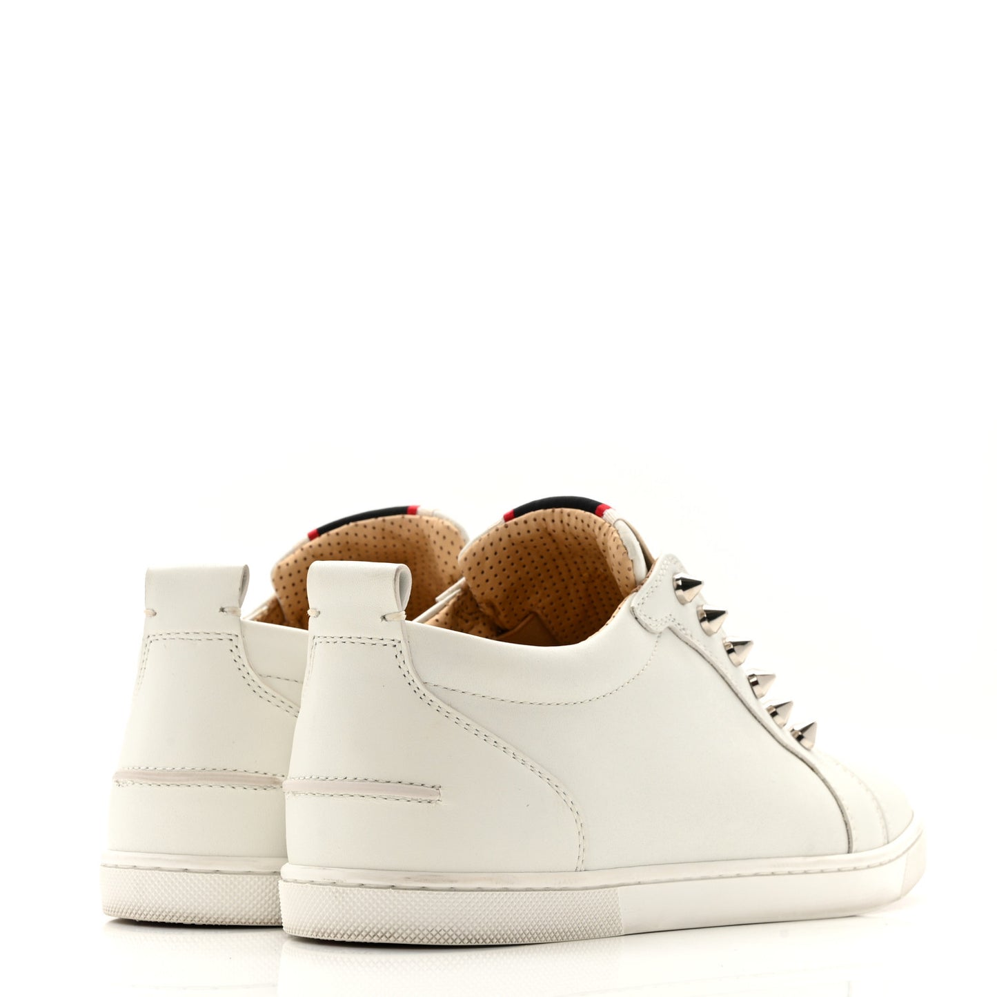 Calfskin Womens F.A.V Fique A Vontade Flat Sneakers 38 White