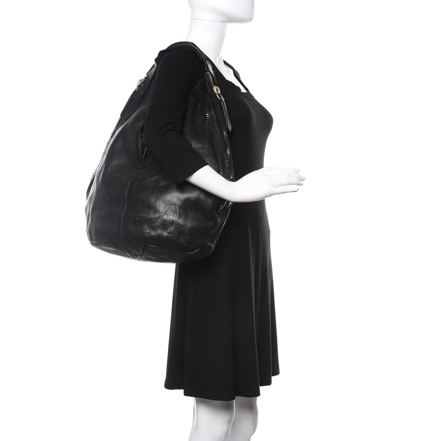 Givenchy Lambskin Tinhan Hobo Black 2 of 10