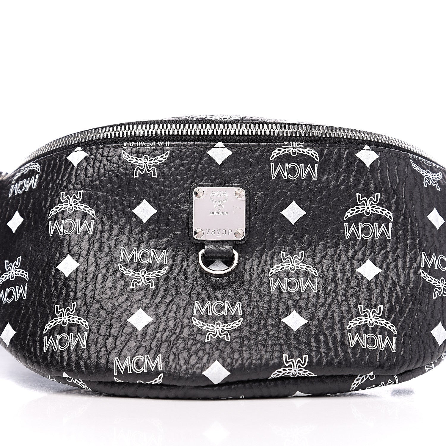 MCM Visetos Stark Belt Bag Black 5 of 7