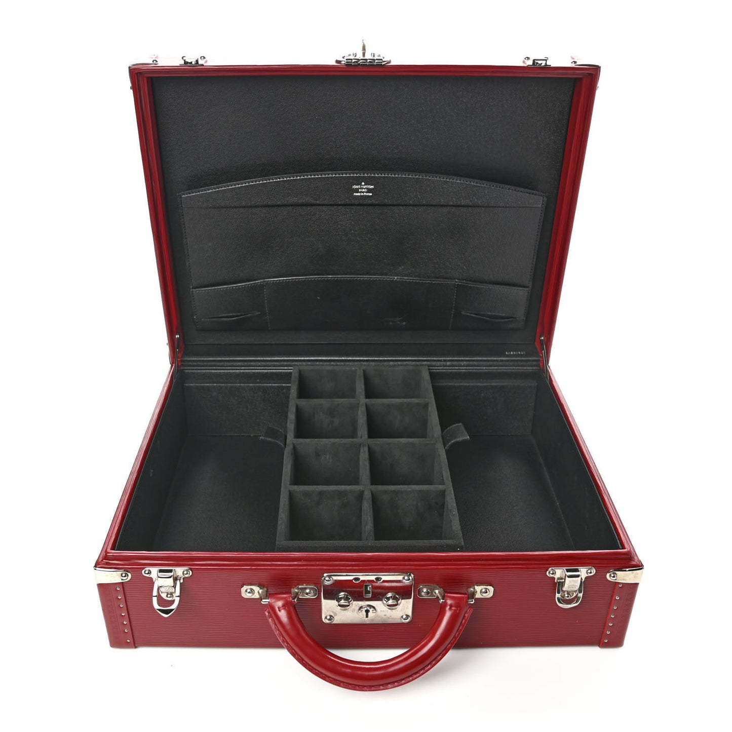 Epi President Watch Briefcase Castillan Red