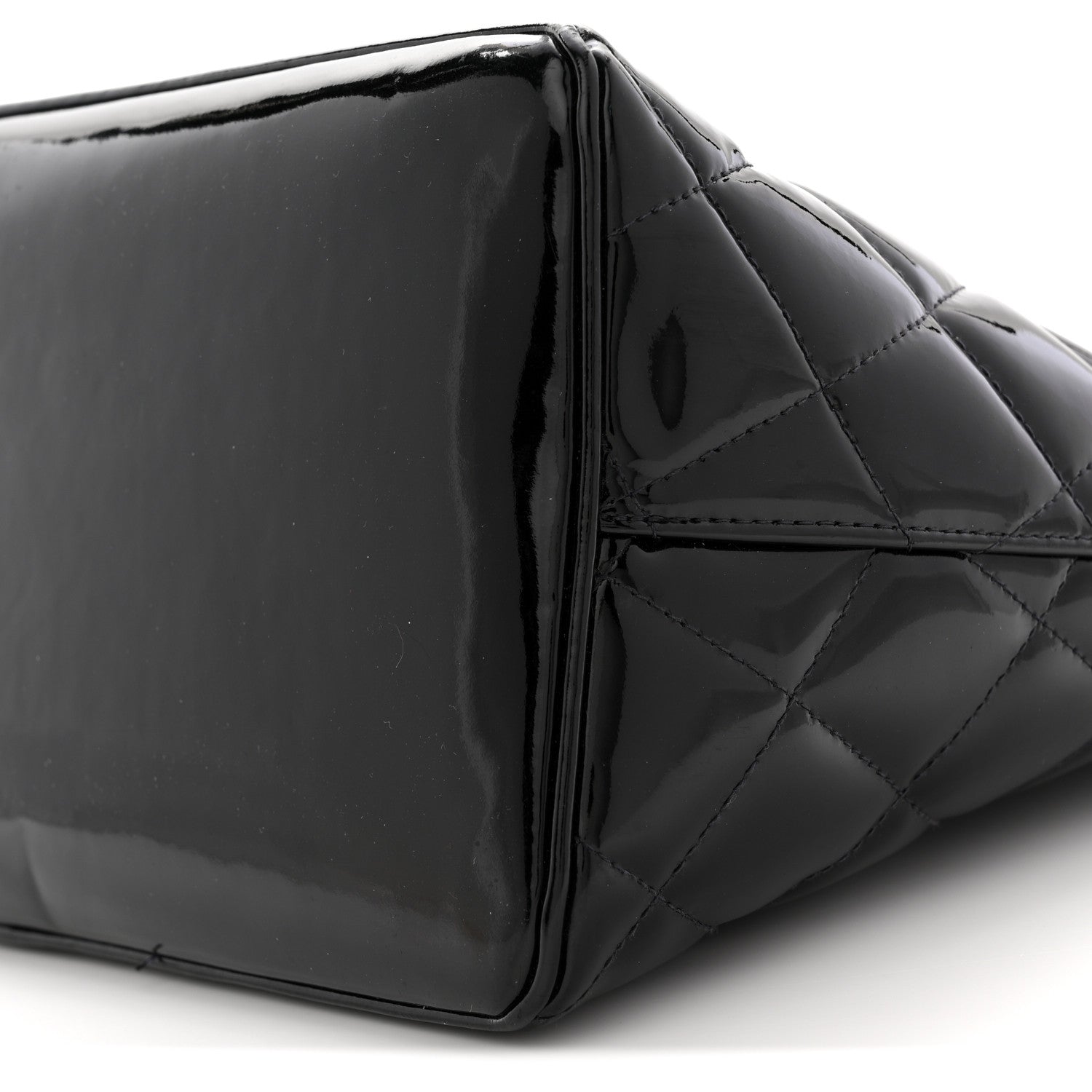 Chanel Patent Medallion Tote Black 10 of 13