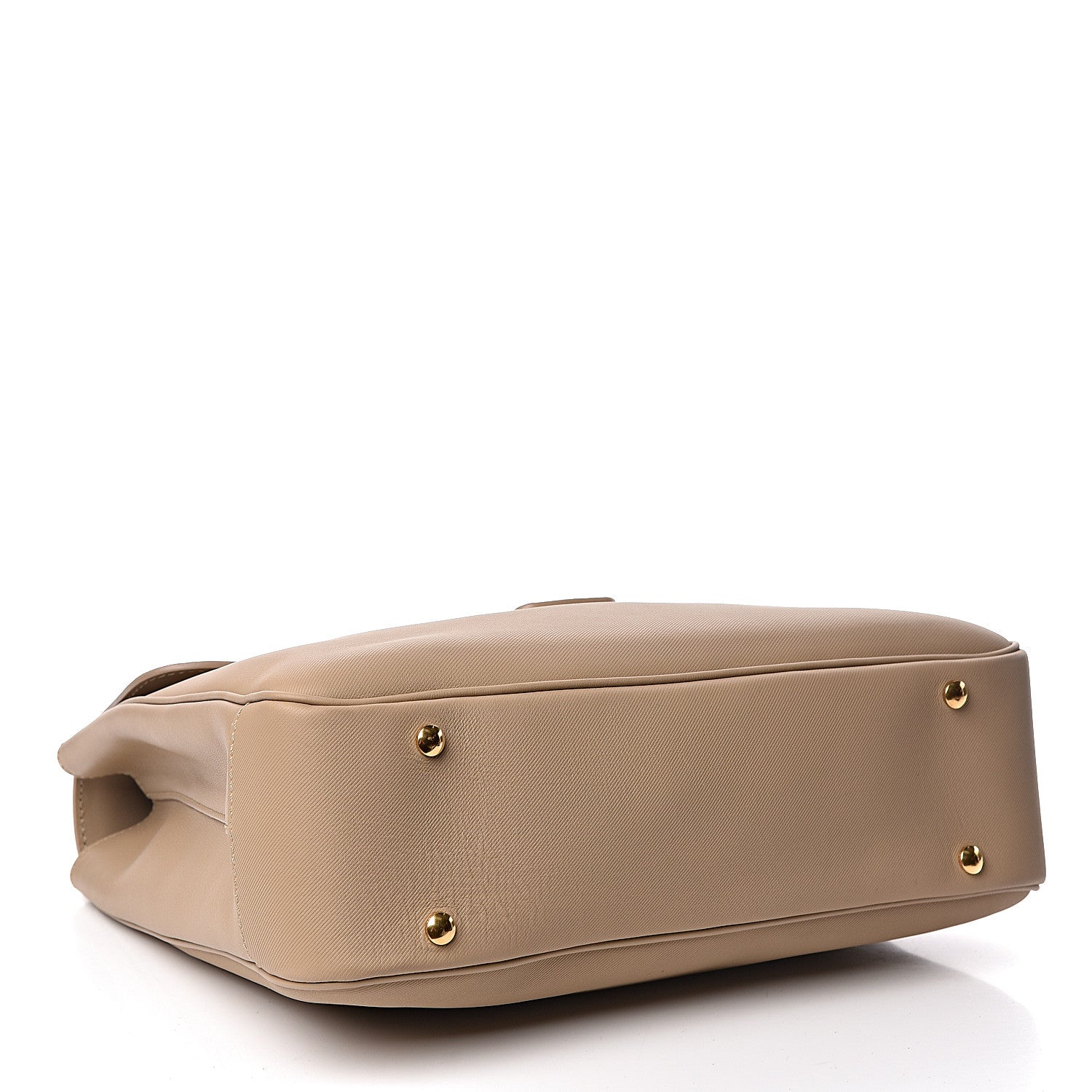 Burberry Trench Calfskin Large DK88 Top Handle Bag Honey 4 of 12
