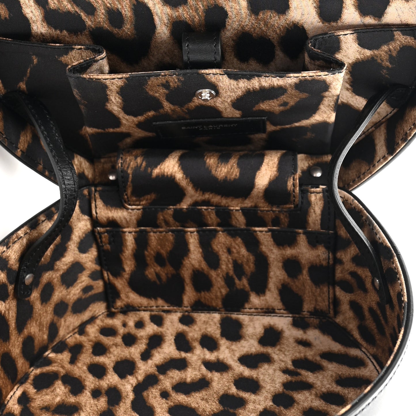 Calfskin Small Mica Hat Box Black