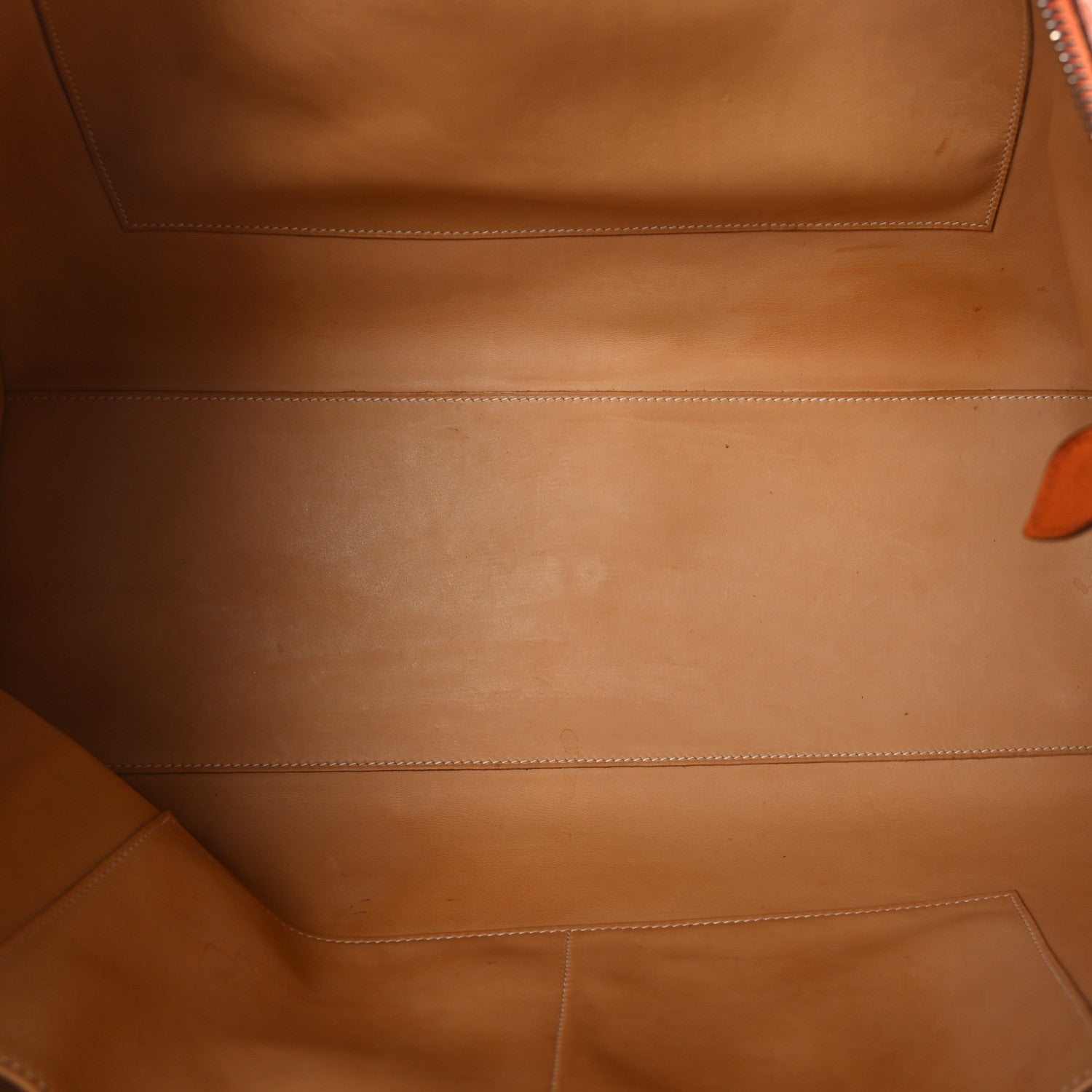 Hermes Taurillon Clemence Paris Bombay 37 Orange 5 of 13