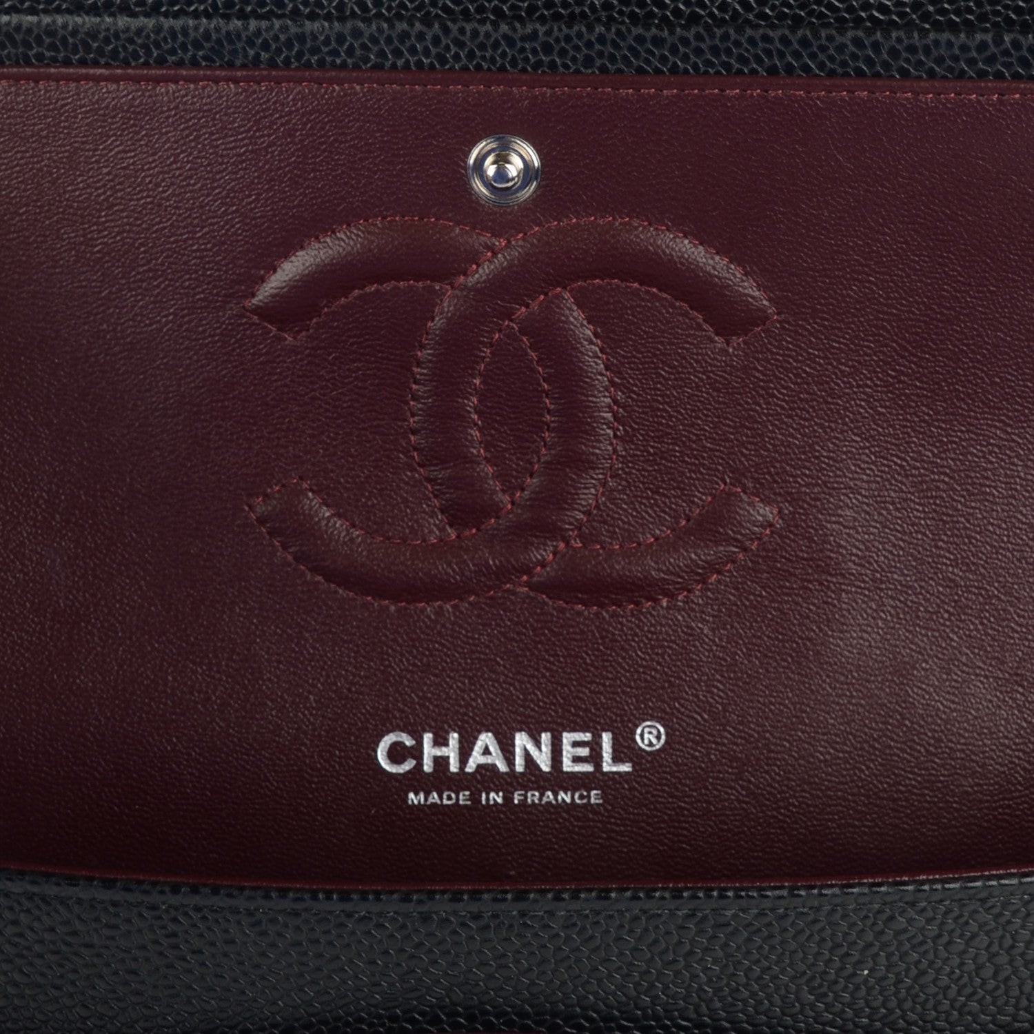 Chanel Caviar Quilted Medium Double Flap Black 6 of 8
