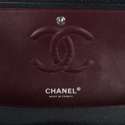 Chanel Caviar Quilted Medium Double Flap Black 6 of 8