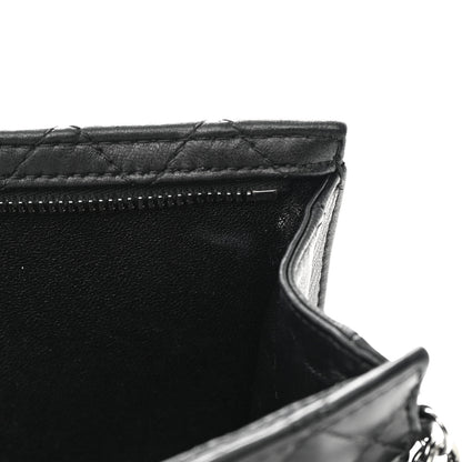 Chanel Lambskin Mineral Nights Pochette Wristlet Black 12 of 17