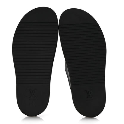 Louis Vuitton Monogram Eclipse LV Easy Mens Mule 8 Black 6 of 11