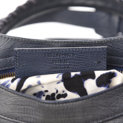 Balenciaga Agneau Classic Hardware Lizard Embossed City Dark Night 6 of 9