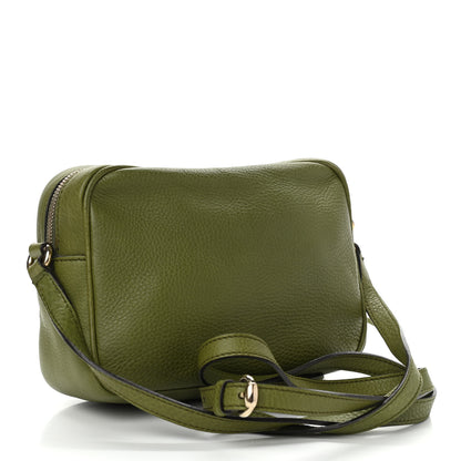 Gucci Pebbled Calfskin Small Soho Disco Bag Green 3 of 17