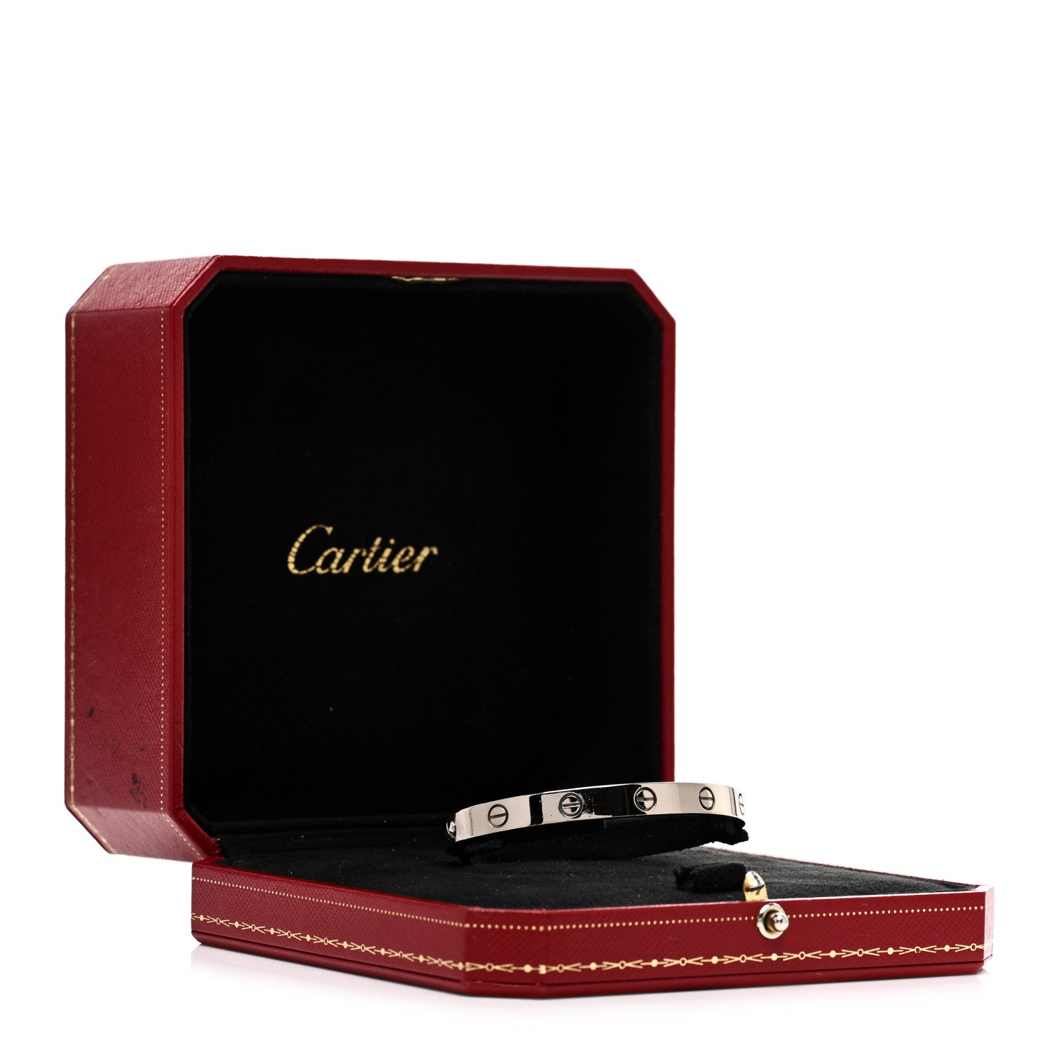 Cartier 18K White Gold LOVE Bracelet 17 4 of 4