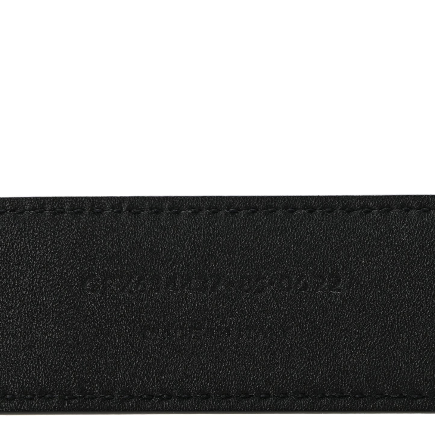Grained Calfskin Monogram Cassandre Square Buckle Belt 85 34 Black
