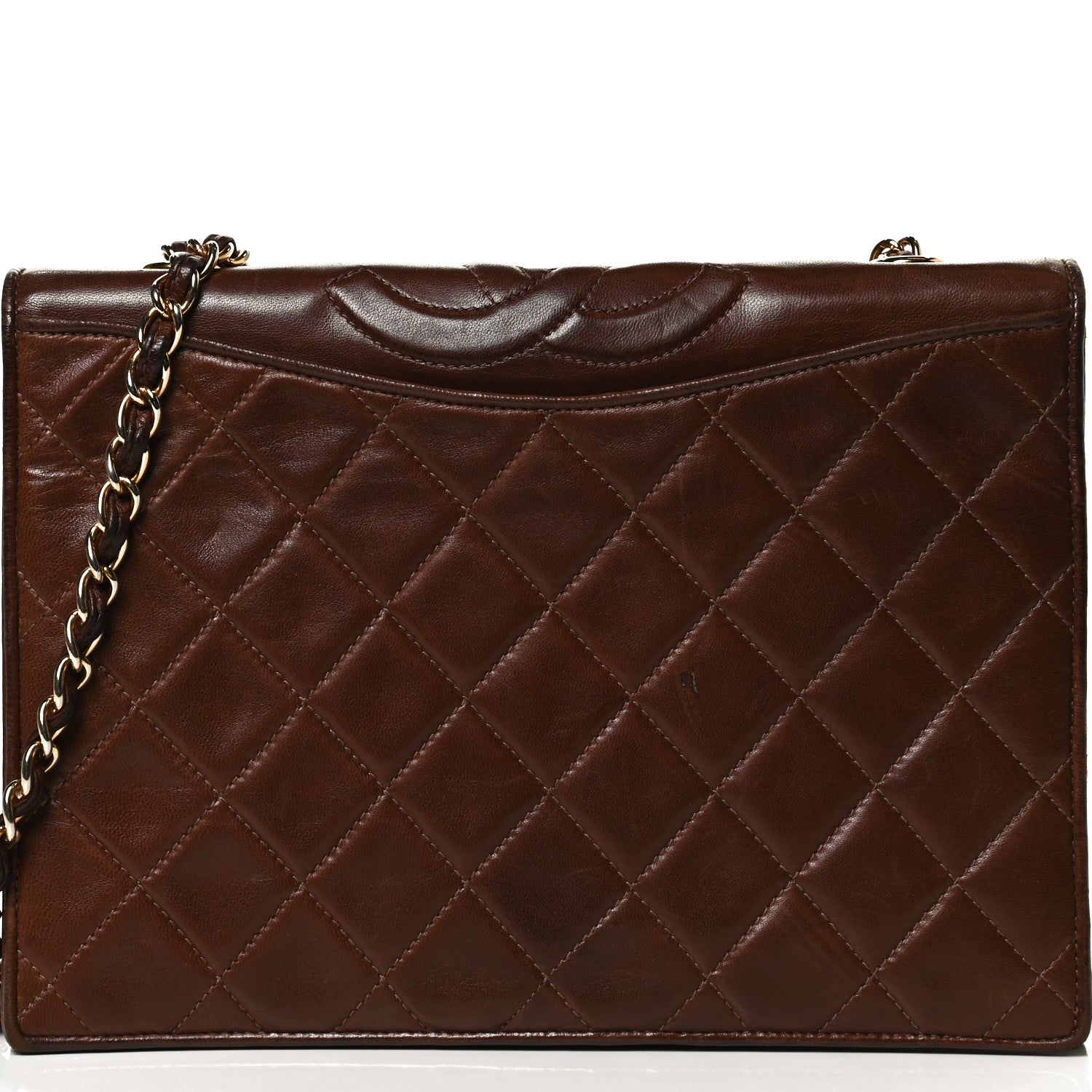 Chanel Lambskin Quilted Small CC Single Flap Bag Brown 6 of 11