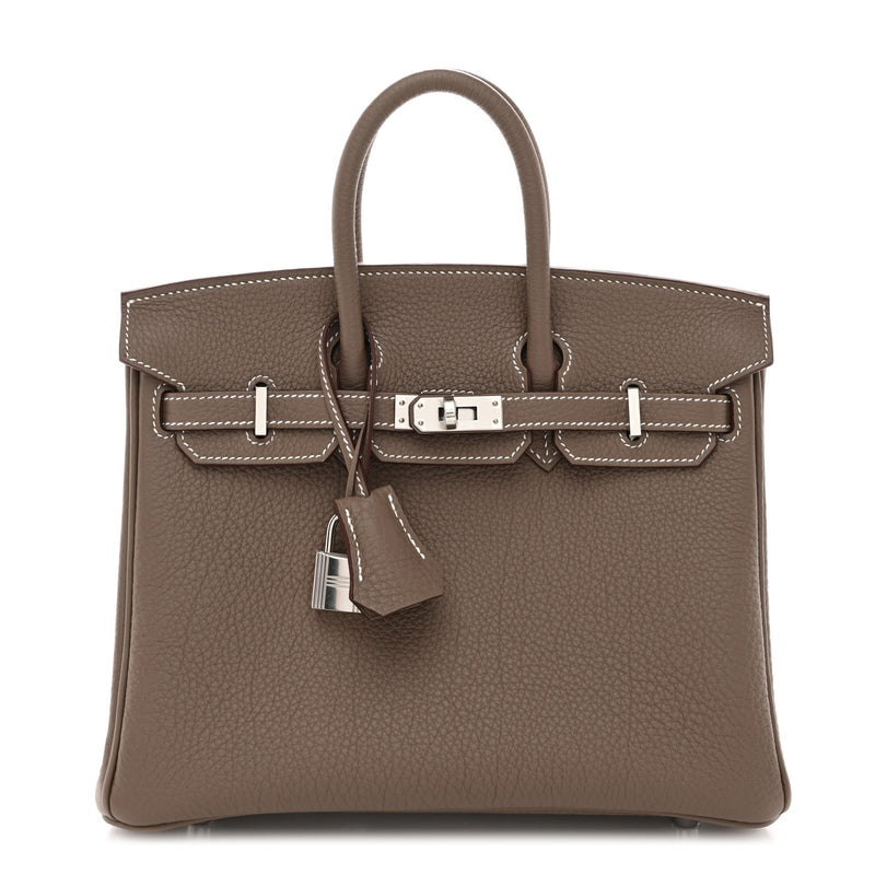 Hermès Togo Birkin 25 Etoupe