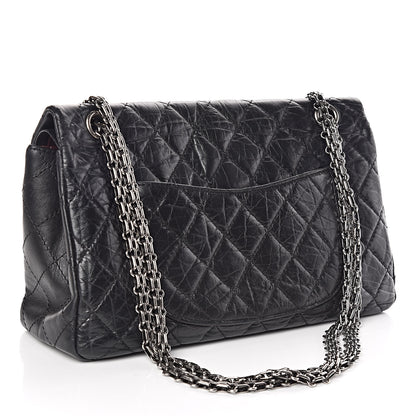 Chanel Aged Calfskin Quilted 2.55 Reissue 226 Flap Black 3 of 9