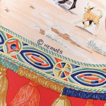 Hermes Silk Les Cavaliers Peuls Scarf 90 3 of 4