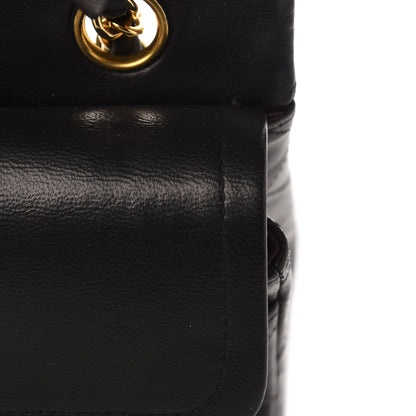 Chanel Lambskin Quilted Small Double Flap Black 9 of 12