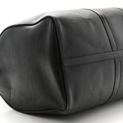 Louis Vuitton Epi Keepall 50 Black 8 of 17