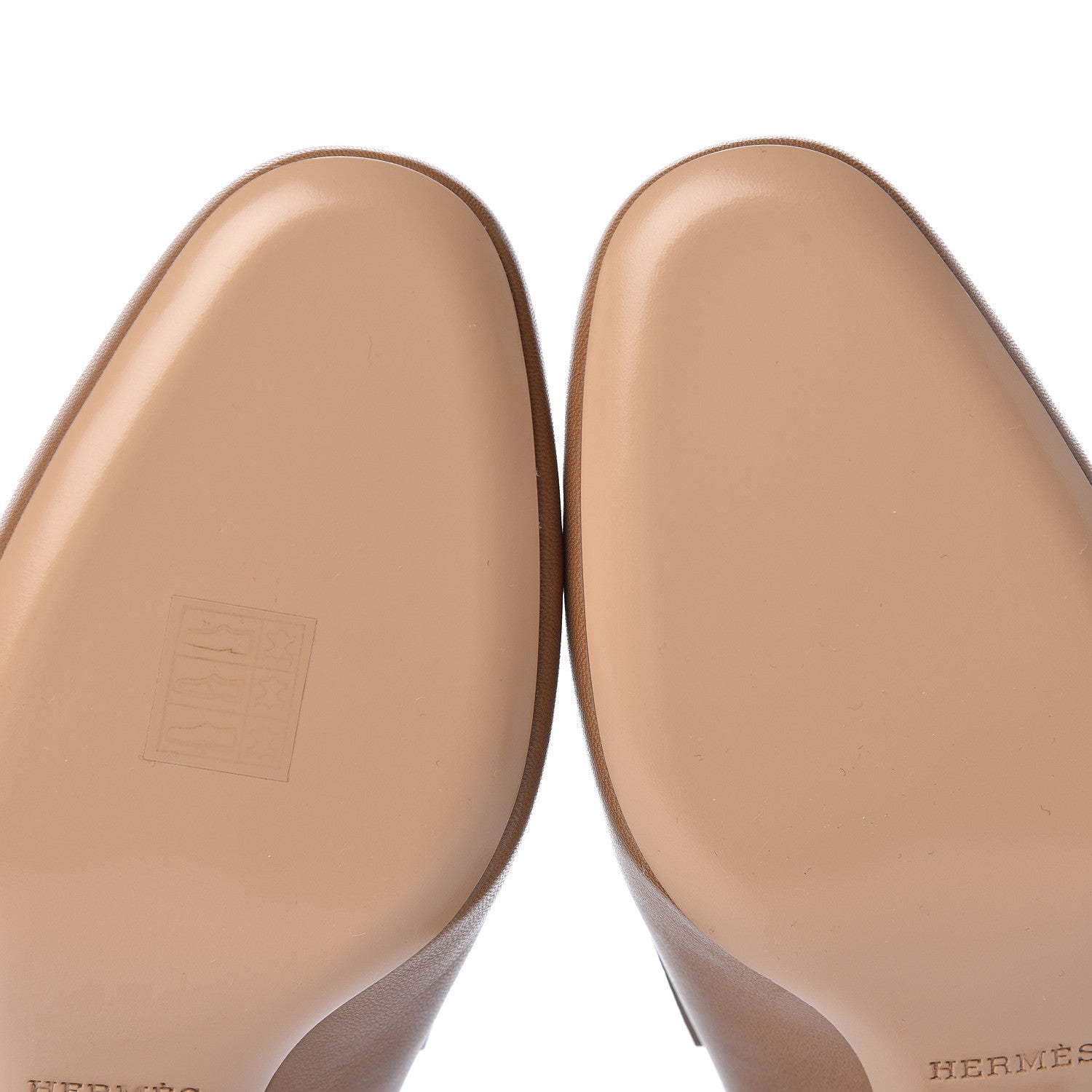 Hermes Goatskin Paradis Mules 38 Taupe 9 of 9