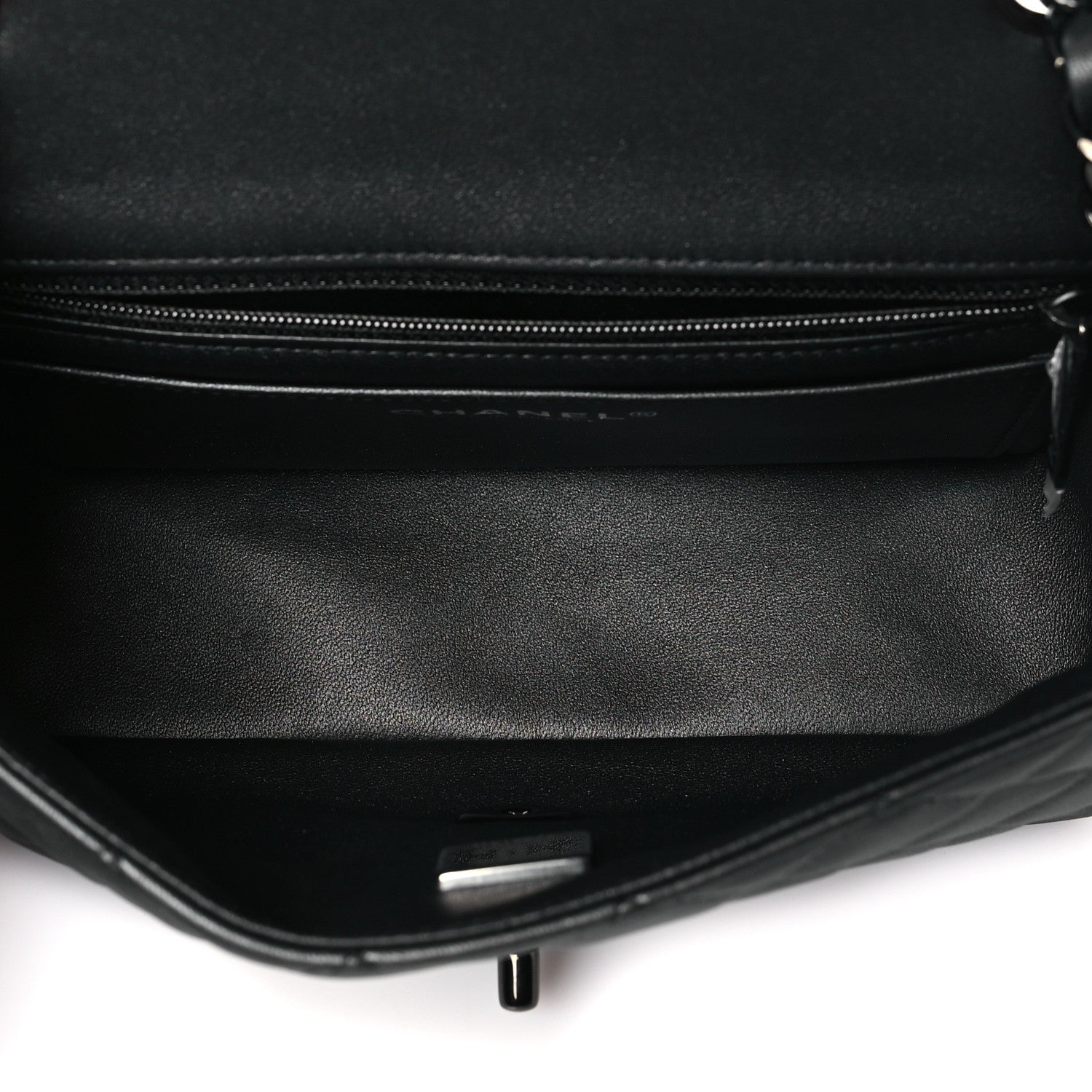 Chanel Lambskin Quilted Mini Rectangular Flap So Black 5 of 11