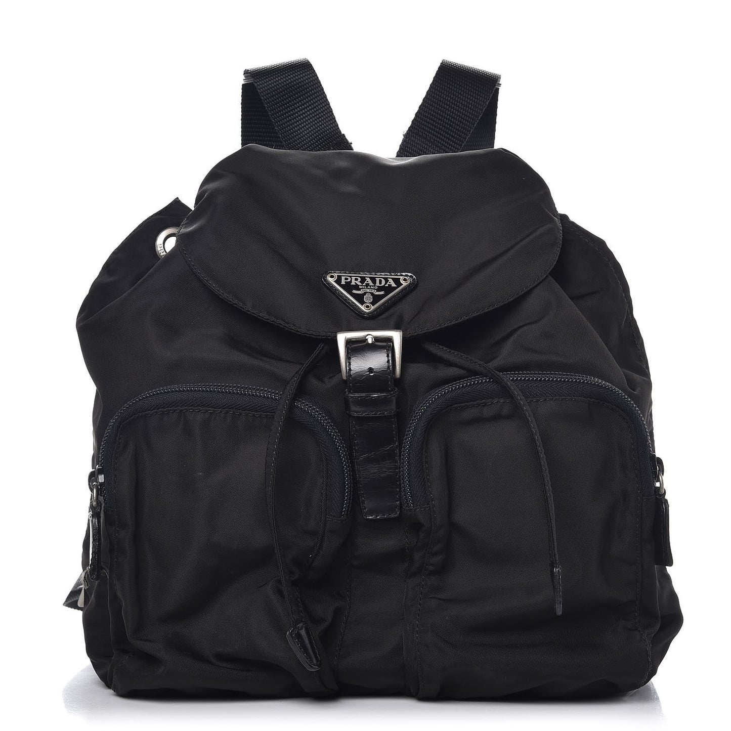 Tessuto Nylon Small Backpack Black
