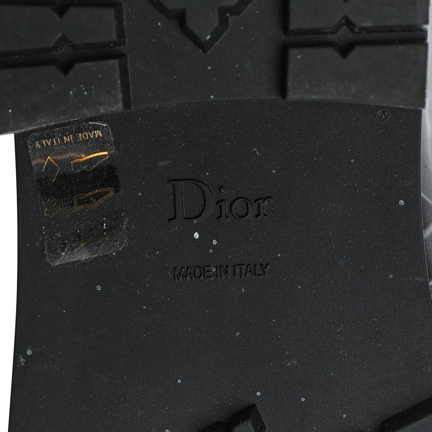 Rubber Diorcamp Low Boots 42 Black