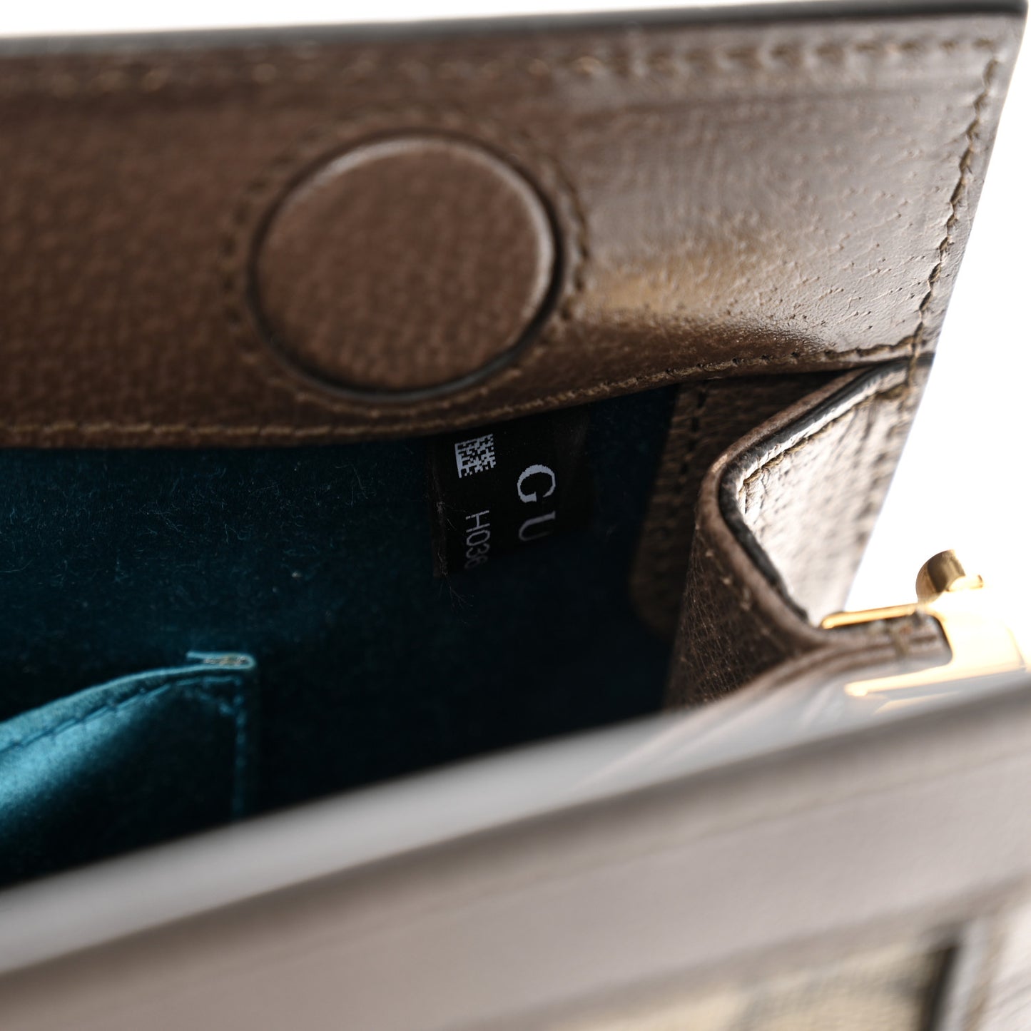 GG Supreme Monogram Web Small Ophidia Chain Shoulder Bag Brown