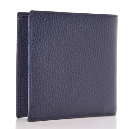 Gucci Calfskin Bi-Fold Wallet Navy 3 of 10