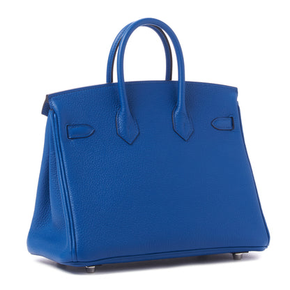 Hermes Togo Birkin 25 Bleu France 3 of 29