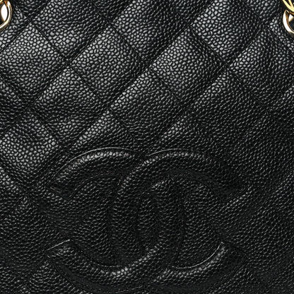 Chanel Caviar Quilted Petit Timeless Tote PTT Black 8 of 10