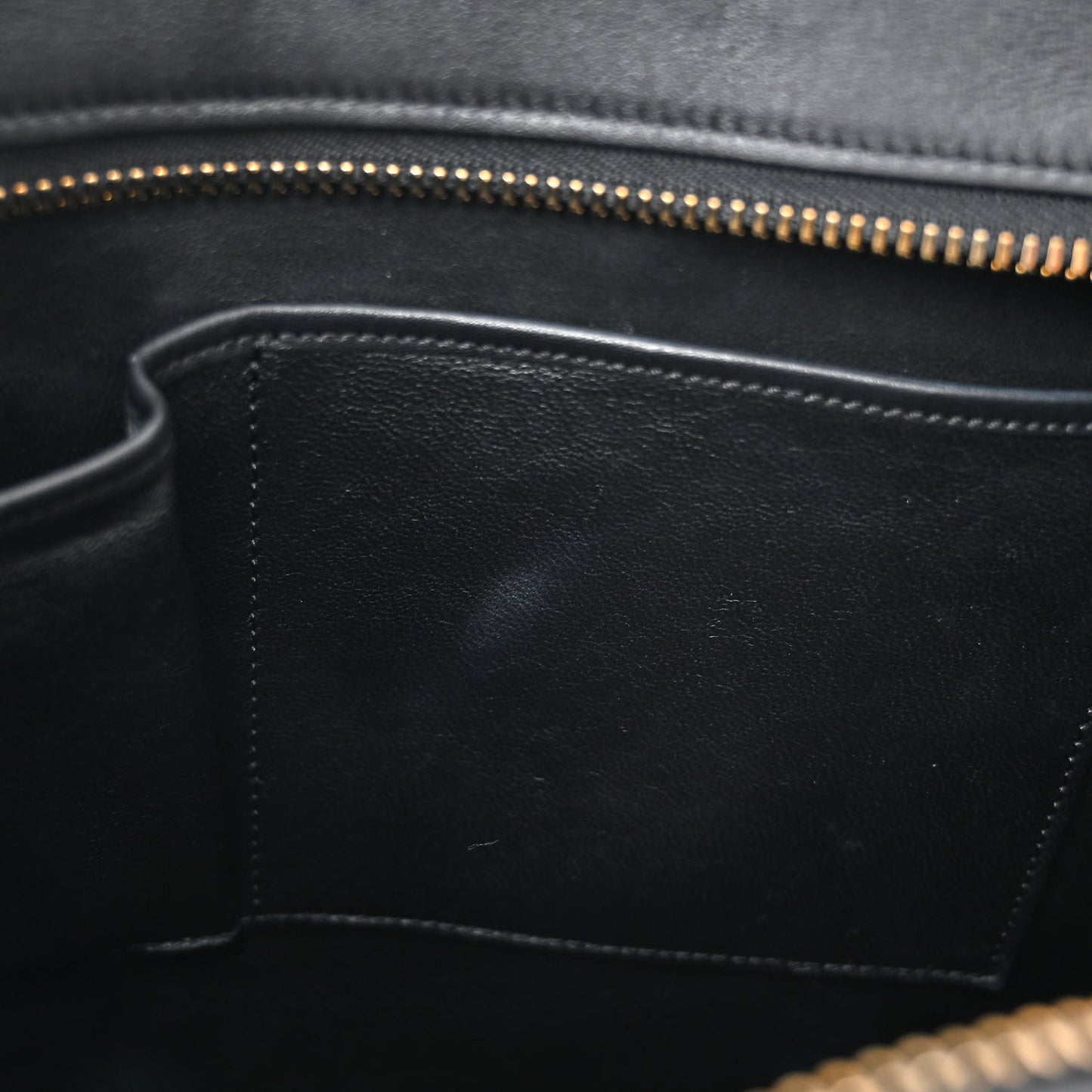 Smooth Calfskin Micro Luggage Black