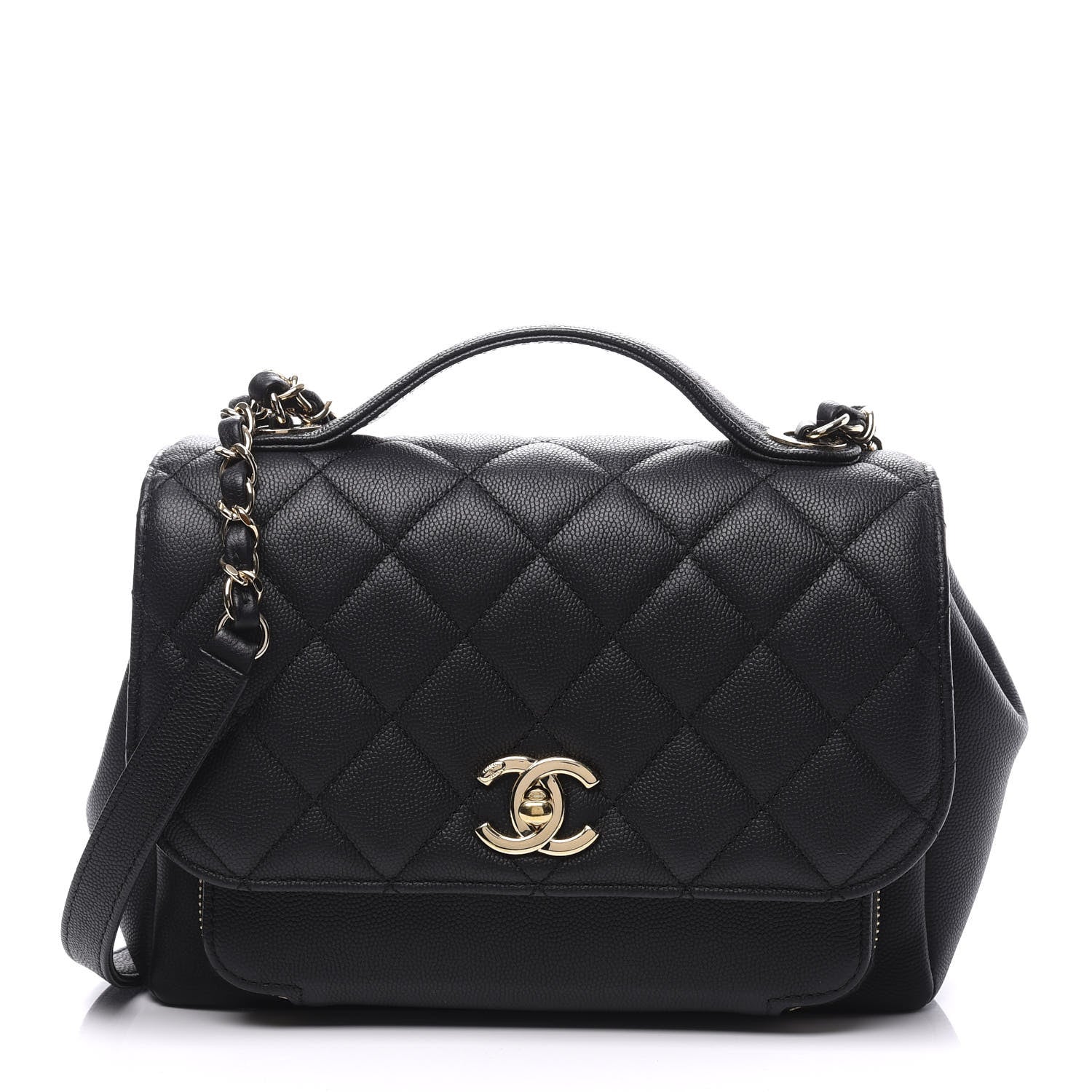 Chanel Caviar Quilted Medium Business Affinity Flap Black 1 of 10