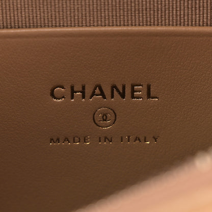Chanel Caviar Quilted Hobo Dark Beige 6 of 11