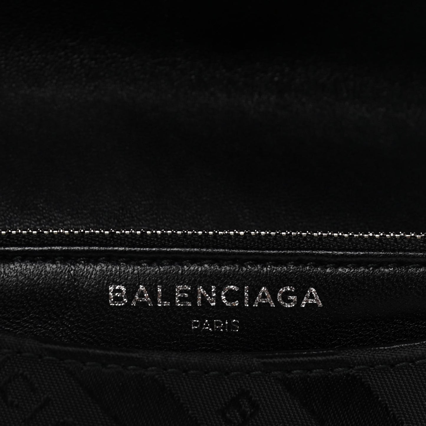 Nylon Jacquard Diagonal Logo S BB Round Shoulder Bag Black