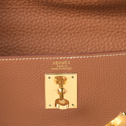 Hermes Togo Kelly Retourne 32 Gold 6 of 16