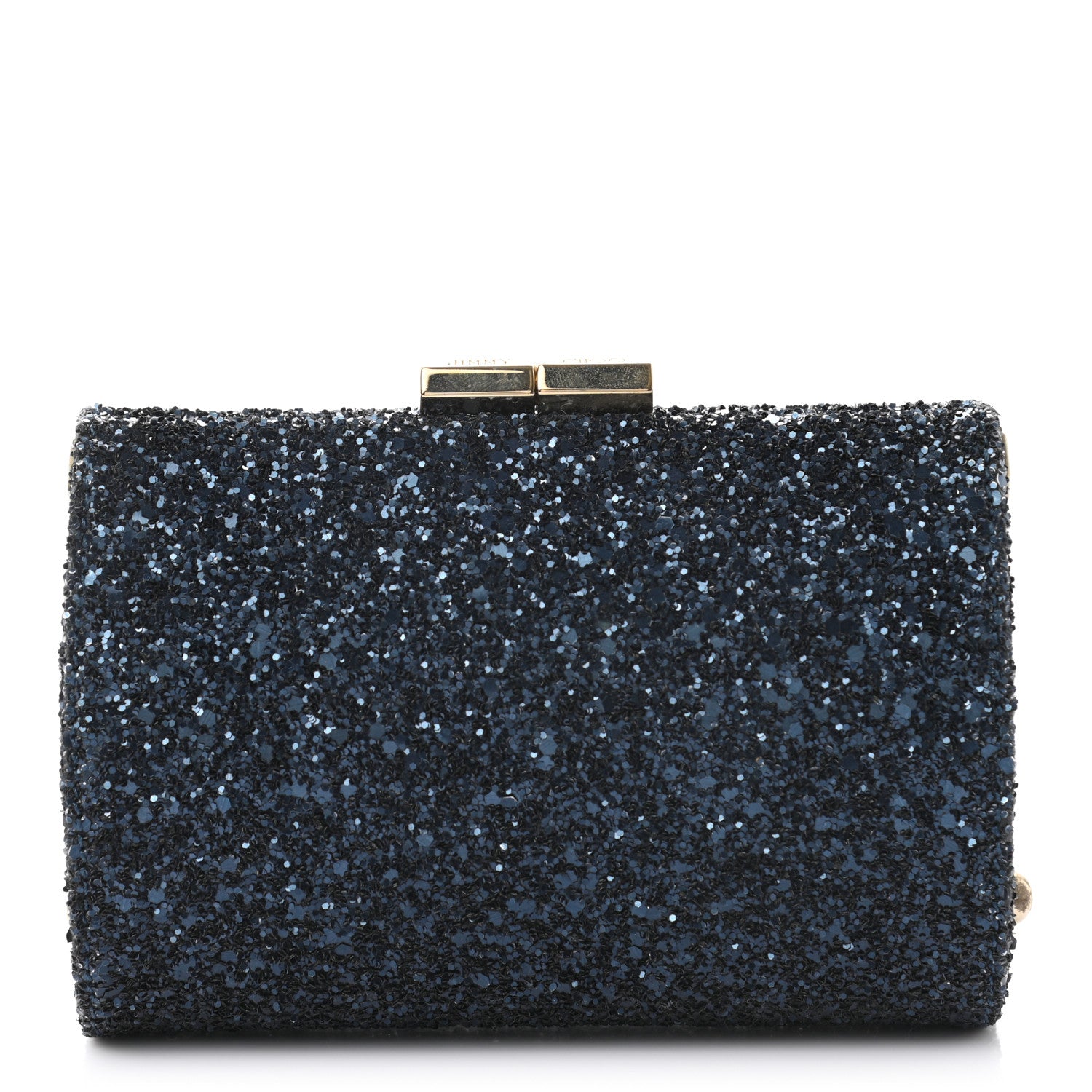 Jimmy Choo Glitter Fabric Mini Tube Blue 1 of 7