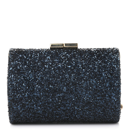 Jimmy Choo Glitter Fabric Mini Tube Blue 1 of 7