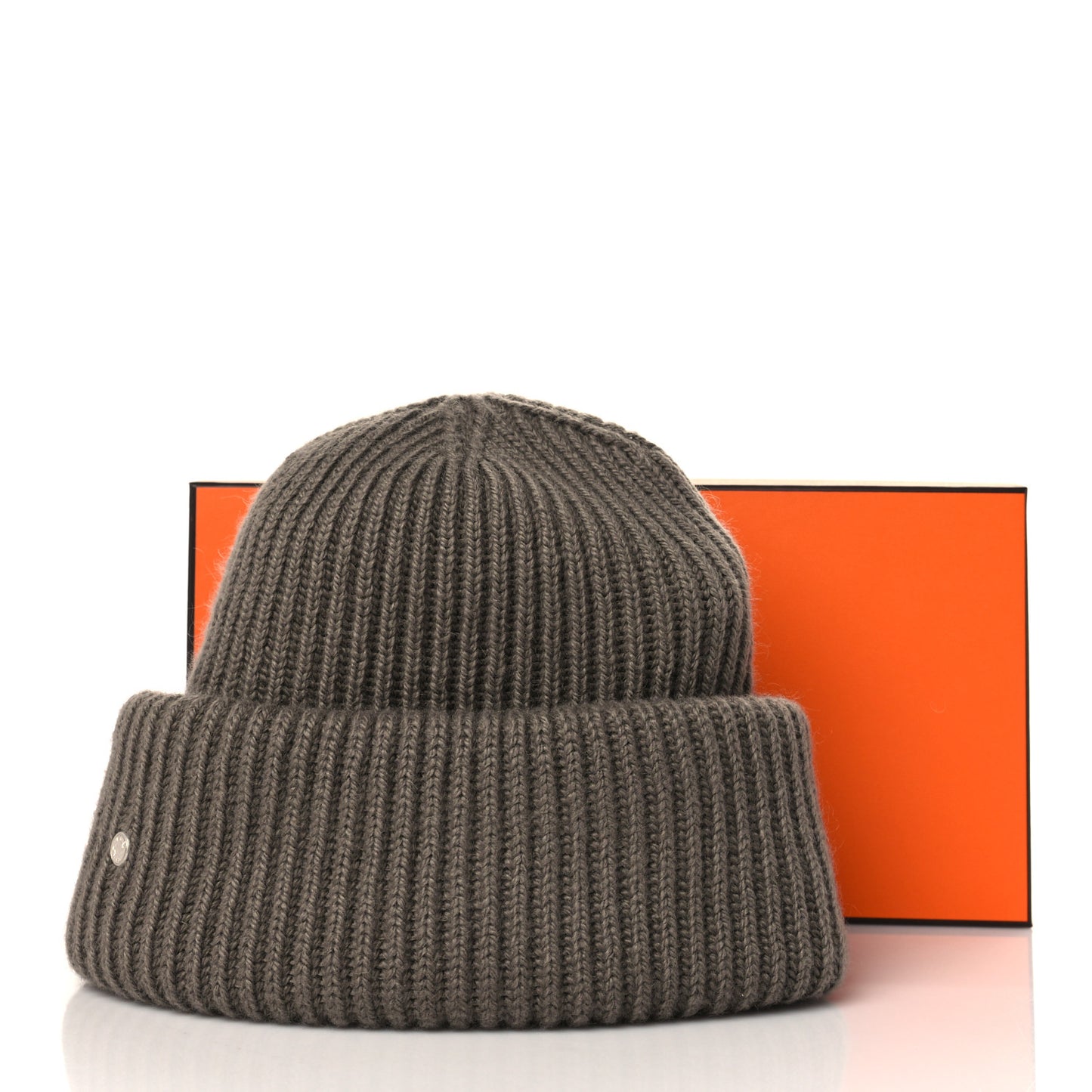 Cashmere Knit Filipa Beanie Hat S Gris Nuage