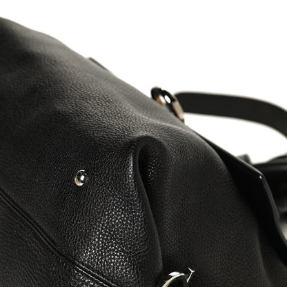 Salvatore Ferragamo Calfskin Sofia Gancini Satchel Black 11 of 12