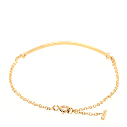 Tiffany 18K Yellow Gold T Smile Bracelet 2 of 6