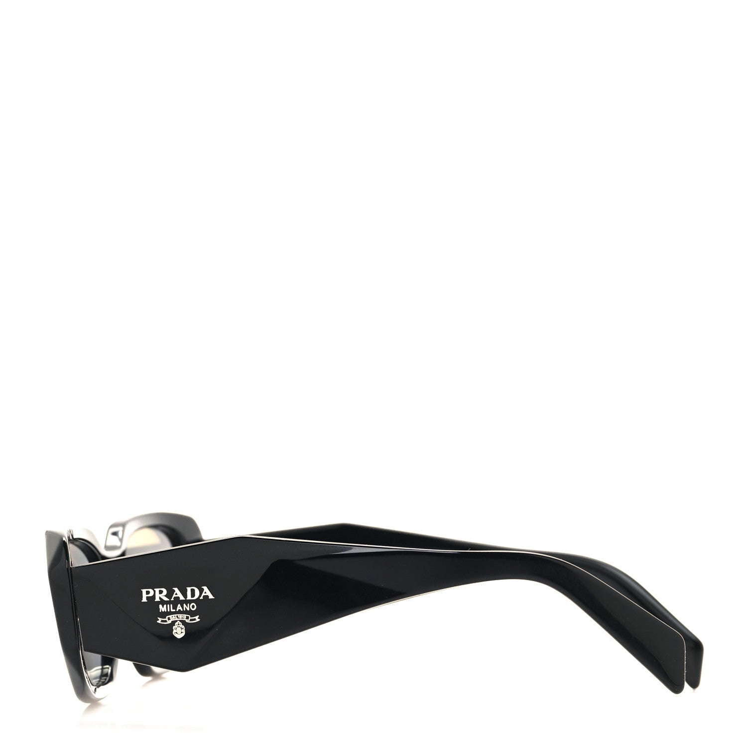 Prada Acetate Symbole Sunglasses SPR 17W Black 3 of 7